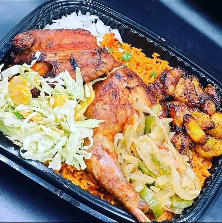 Riz au ¹/⁴ poulet 
