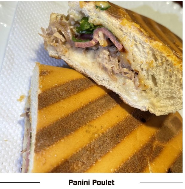 Panini au poulet 